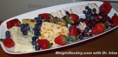 Low GI recipes.Eating cheese for dessert helps to lose weight, create a habit