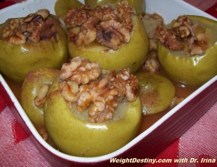 Apples Baked With Walnuts And Jam Eating To Lose Weight Your Gps To Feeling Good