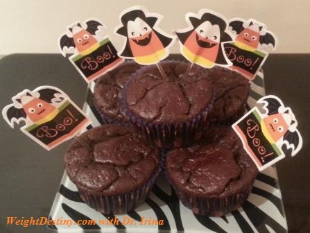 Low GI recipes_Dark Chocolate Cupcakes_Healthy Desserts