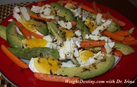 Low GI recipes,Healthy Low Glycemic Avocado Salad, Easy, quick, delicious, Low Glycemic Index Lifestyle Dr.Irina Koles Boston MA 