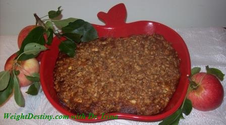 Low Glycemic Index recipes_Easy Healthy Desserts_Apple Walnuts cake