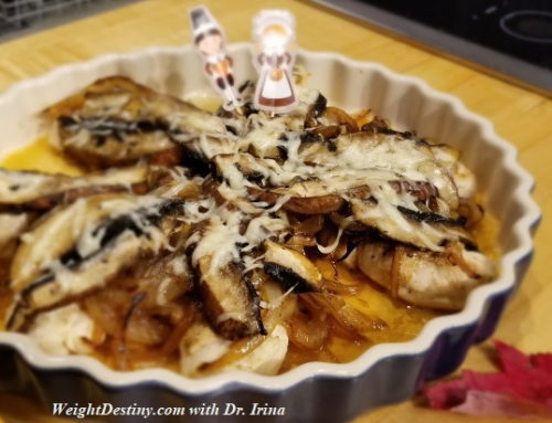 CHICKEN BREASTS with MUSHROOMS and CHEESE