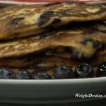 Blueberry-pancaces-oatmeal-flour-sugar-free-gluten-free