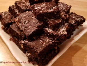Healthy desserts for losing weight Carob brownies gluten free sugar free low gi