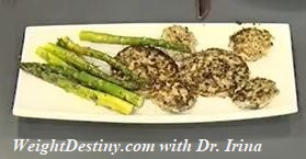 Chicken-patties-with-Asparagus