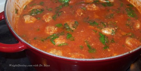 Healthy Meatballs with Tomato Sauce_Low GI recipes_easy to make entrees