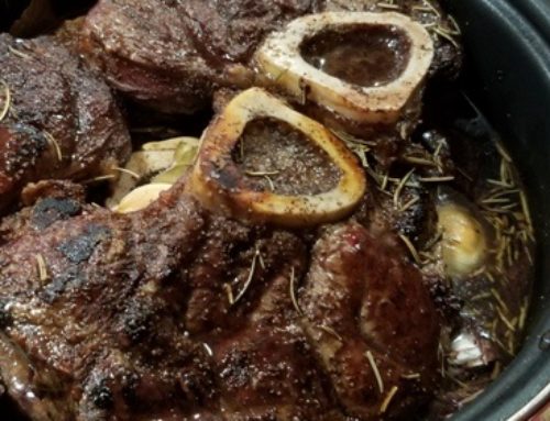 BEEF OSSO BUCCO in RED WINE