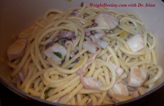 SEAFOOD PASTA | Eating to Lose Weight. Your GPS to Feeling Good