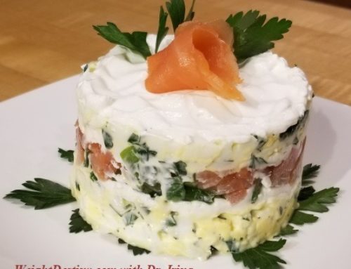 SALMON EGGS TOWER for Mother’s Day brunch