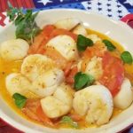 Scallops-tomatoes-oregano-Healthy-appetizers-low-glycemic-meals