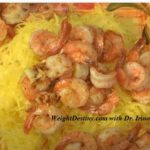 Spaghetti-Squash-with-Shrimp low glycemic low fat