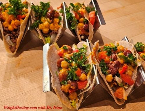 BUCKWHEAT TACOS with MEAT and VEGGIES