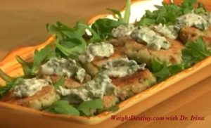 Tuna cakes low fat low glycemic appetizer