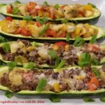 Zucchini-boats-stuffed-with-meat-vegetables-vegeterenian-low-glycemic